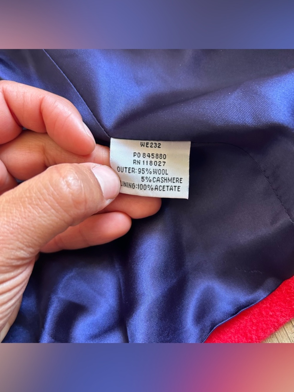 Boden Red Ruffle Collar Jacket - Picture 4 of 6